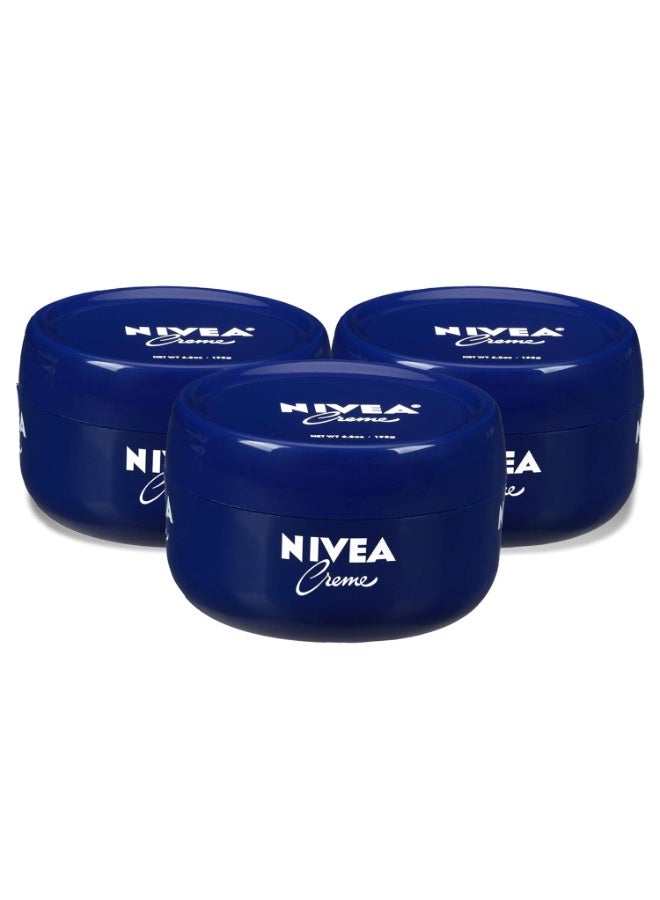 نيفيا كريم نيفيا - عبوة من 3 قطع، كريم مرطب متعدد الاستخدامات للجنسين للعناية بالجسم والوجه واليدين، يستخدم بعد غسل اليدين - 200 مل (عبوة من 3 قطع) - Image 1